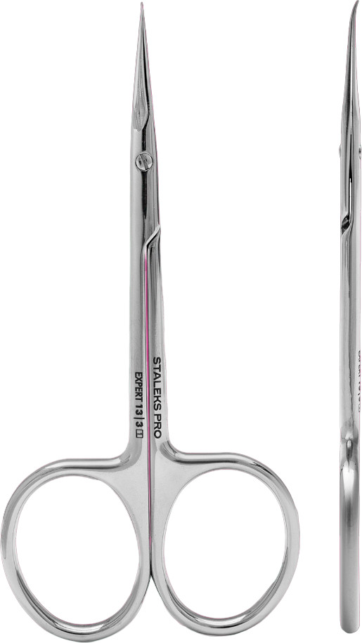 Ножницы профессиональные для кутикулы для левшей с крючком Expert 13 Type 3 | Expert | Staleks