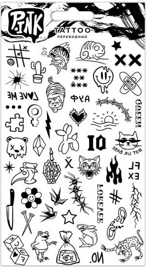Наклейки-тату переводные