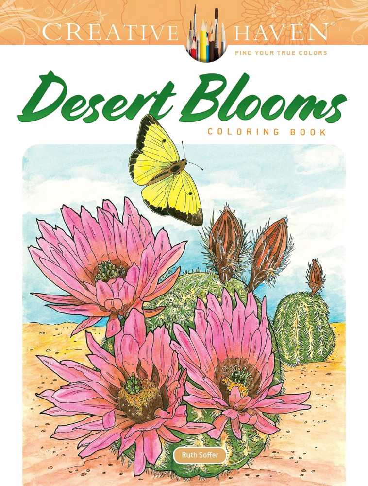 Creative Haven Desert Blooms Coloring Book
