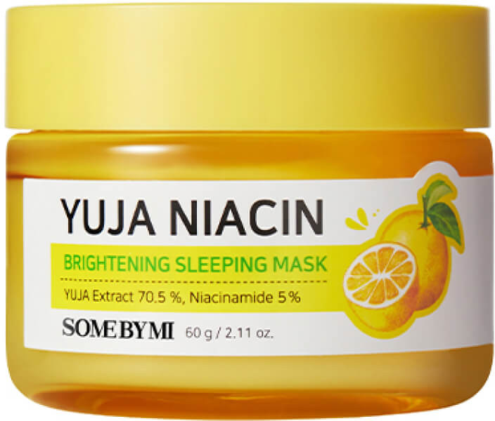 Маска для лица осветляющая ночная с экстрактом юдзу «Yuja Niacin Brightening Sleeping Mask» | Yuja Niacin | Some By Mi