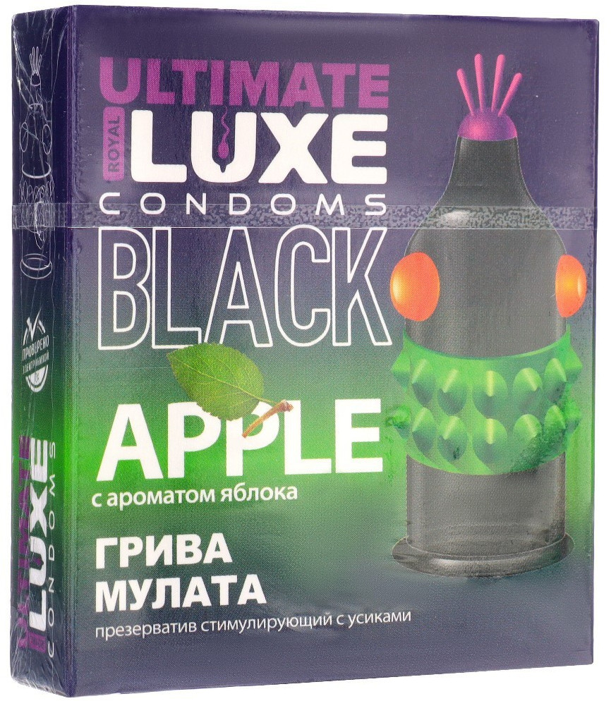 Презерватив «Грива Мулата» | Black Ultimate | Luxe