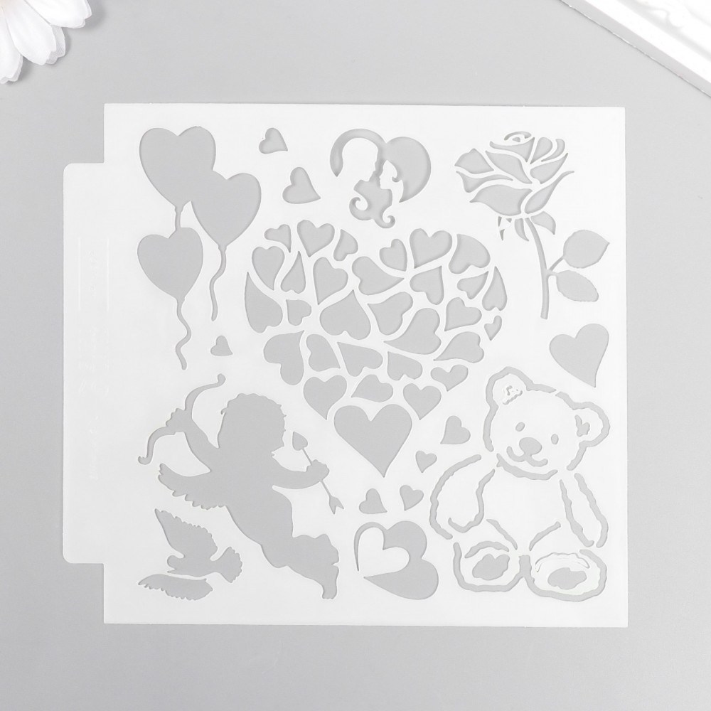 Трафарет «Любовь» | Арт Узор