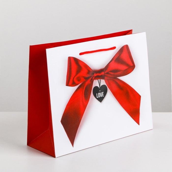 Пакет подарочный «Счастье моё» | Подарочная упаковка 14 февраля | Дарите Счастье