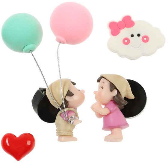 Набор игрушек в дефлектор «Влюбленная парочка» | Украшение в салон | TORSO