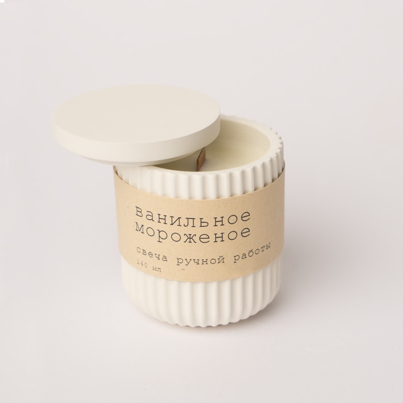 Ароматическая свеча «Ванильное мороженое» | Okami