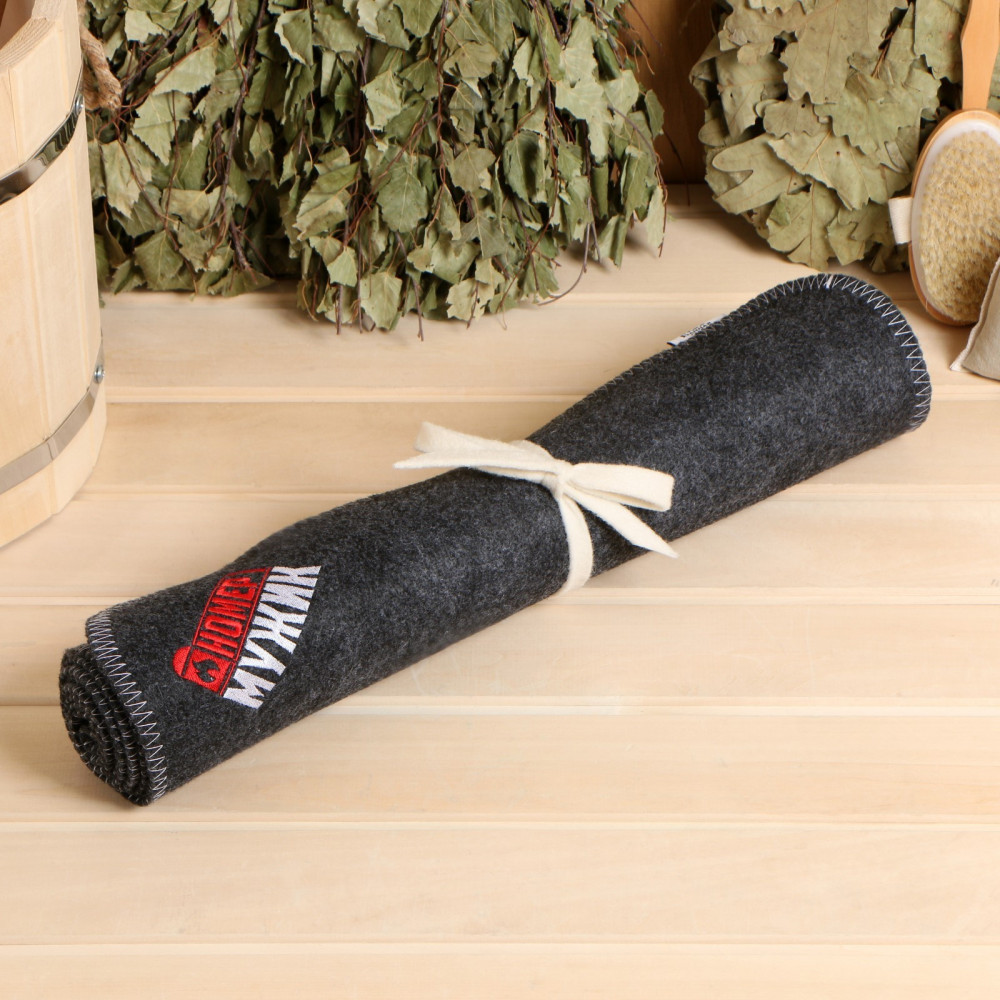 Лежак для бани и сауны «Мужик №1» | Банная забава