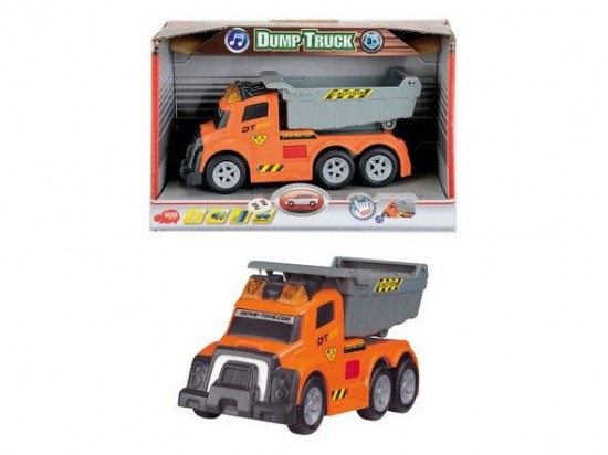 Самосвал, 16 см со световыми и звуковыми эффектами | Dickie Спецтехника | Dickie