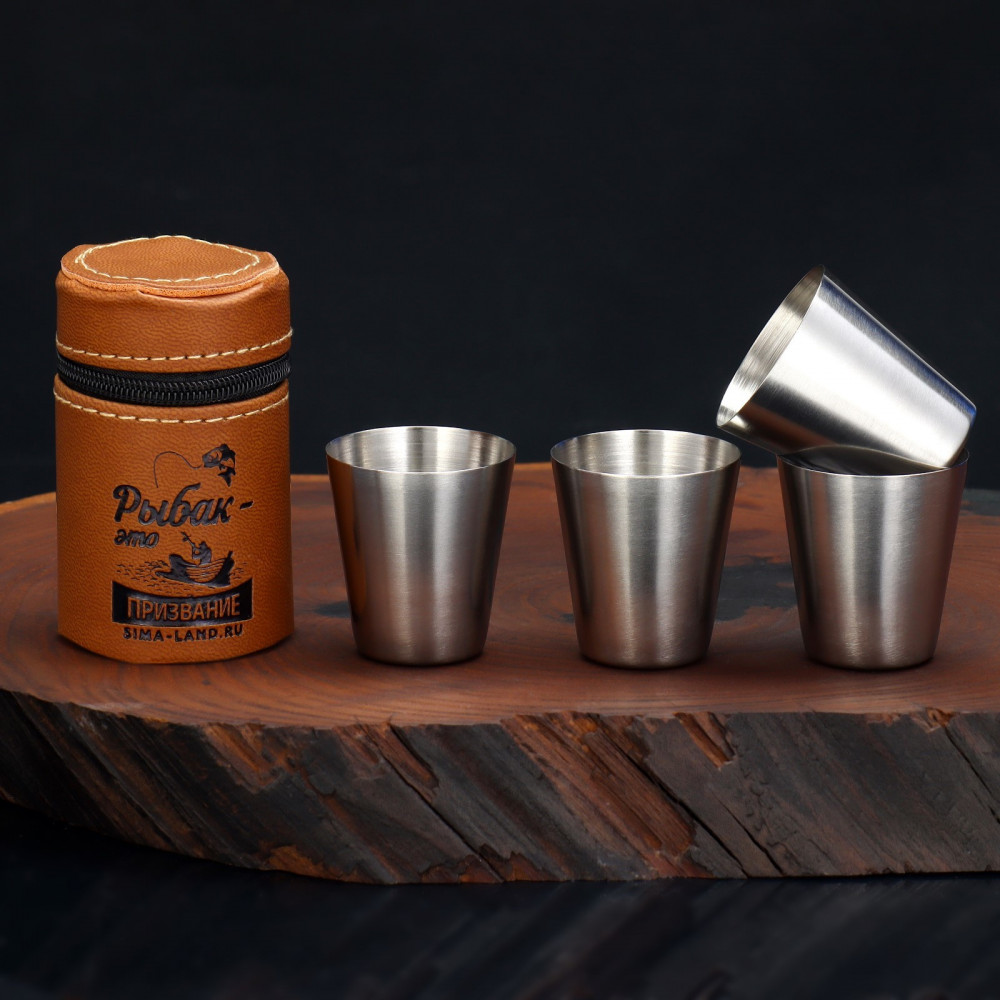 Набор стопок «Рыбак это призвание» | 23 Февраля | Mode Forrest