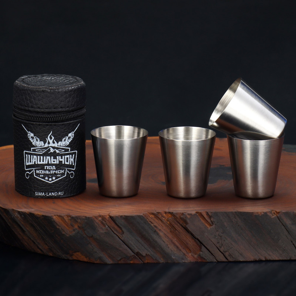 Набор стопок «Шашлычок» | 23 Февраля | Mode Forrest