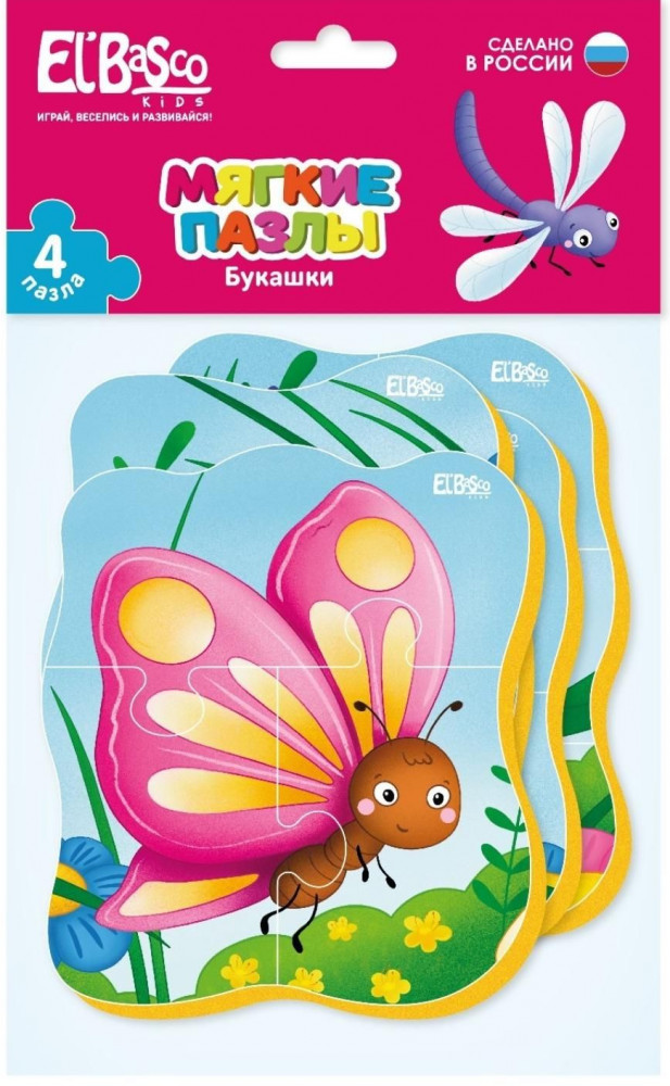 Пазл мягкий «Букашки» | El Basco