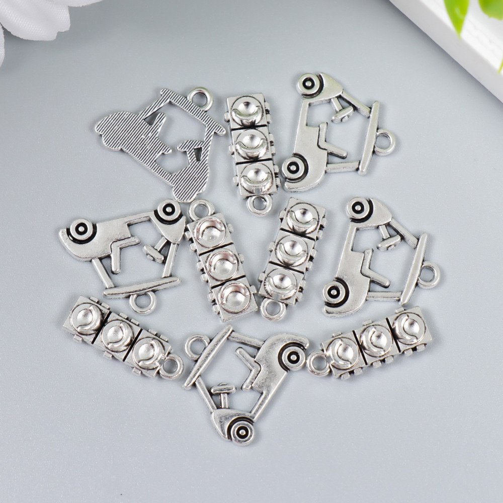 Набор декоративных элементов «Машинка и светофор» | Арт Узор