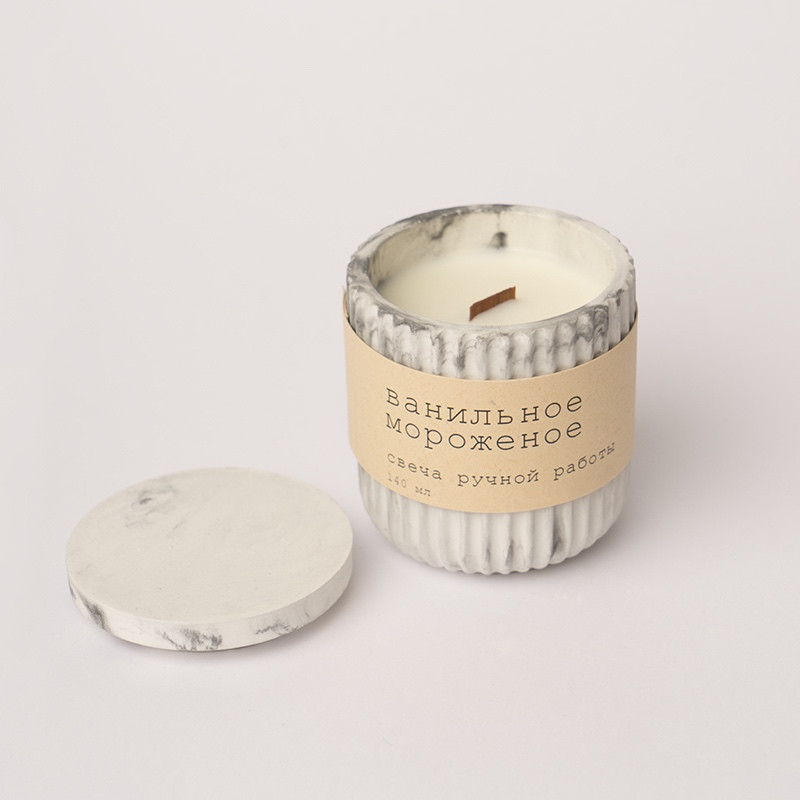 Ароматическая свеча «Ванильное мороженое» | Okami
