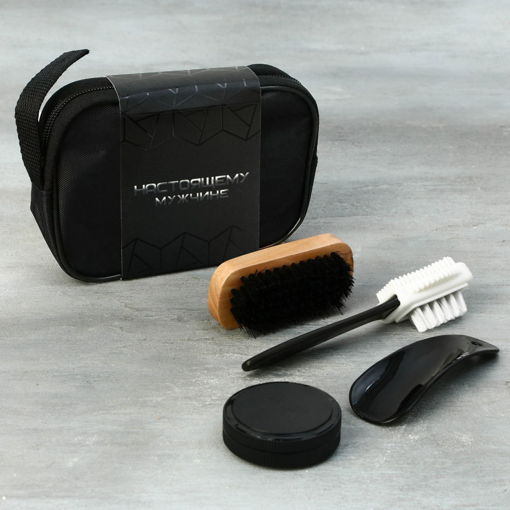 Набор дорожный для обуви «Настоящему мужчине» | 23 Февраля | Mode Forrest