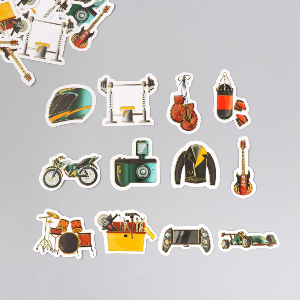 Набор наклеек «Мужские увлечения» | Арт Узор