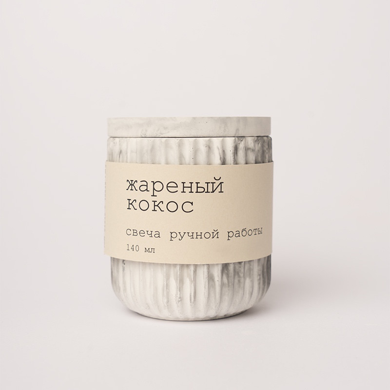Ароматическая свеча «Жареный кокос» | Okami
