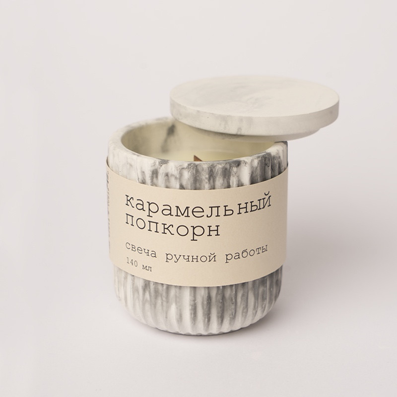 Ароматическая свеча «Карамельный попкорн» | Okami