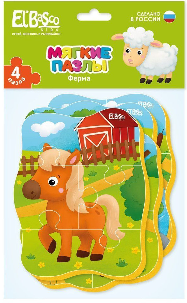 Пазл мягкий «Ферма» | El Basco