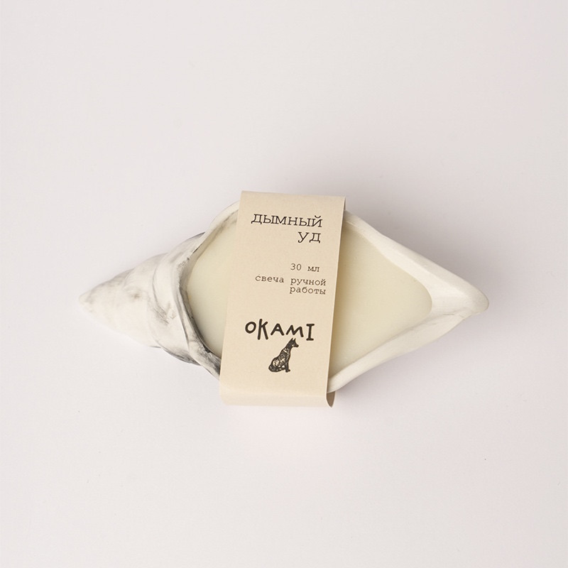 Ароматическая свеча «Дымный уд» | Okami
