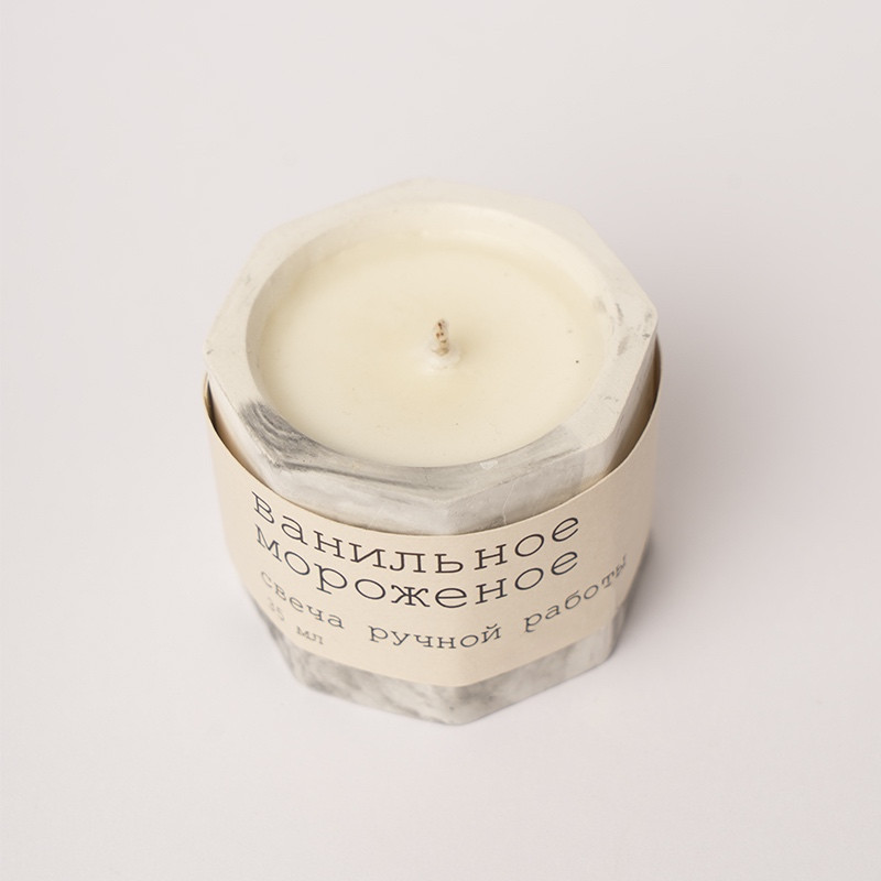 Ароматическая свеча «Ванильное мороженое» | Okami