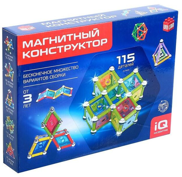 Конструктор магнитный «Необычные фигуры» | Magical Magnet | Unicon