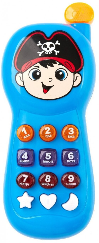 Телефон музыкальный «Храбрый пират» | Обучающие музыкальные телефончики | Zabiaka