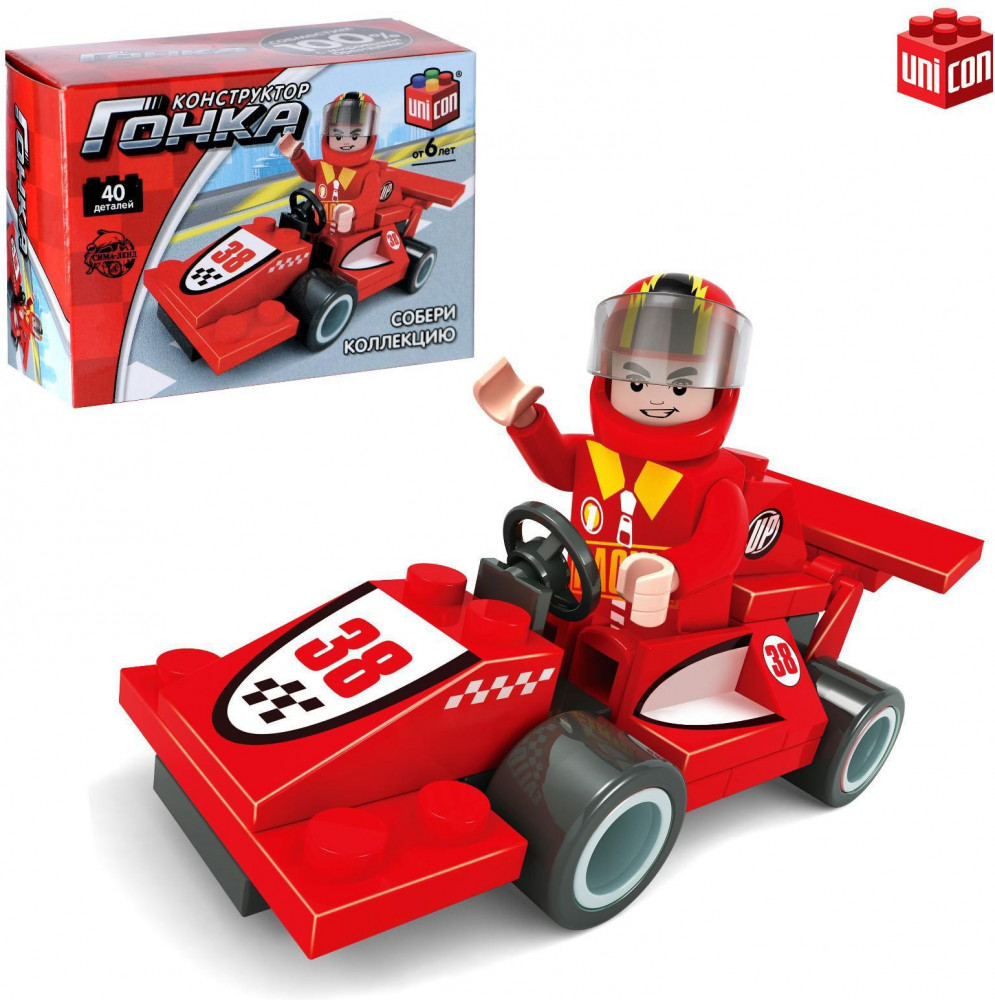 Конструктор «Гоночная машина» | Гонка | Unicon