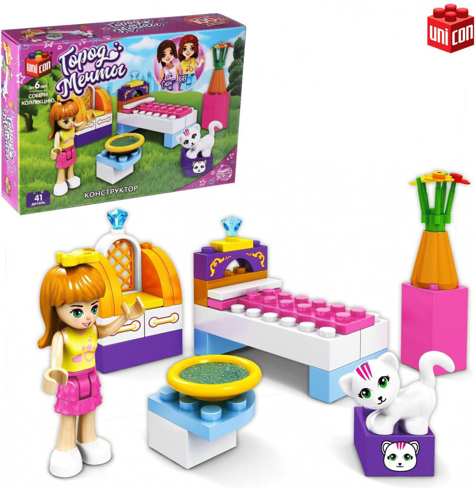 Конструктор «Спальня для девочки» | Для девочек | Unicon