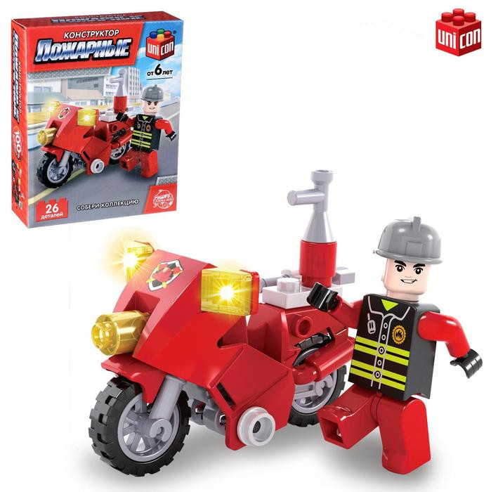 Конструктор «Пожарный байк» | Пожарные | Unicon