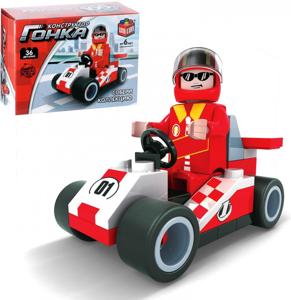 Конструктор «Белый болид» | Гонка | Unicon