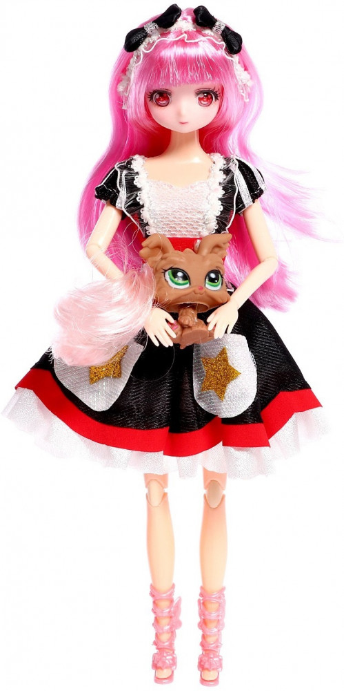 Кукла шарнирная с питомцем «Пушистая магия» | Кукла модельная | Happy Valley