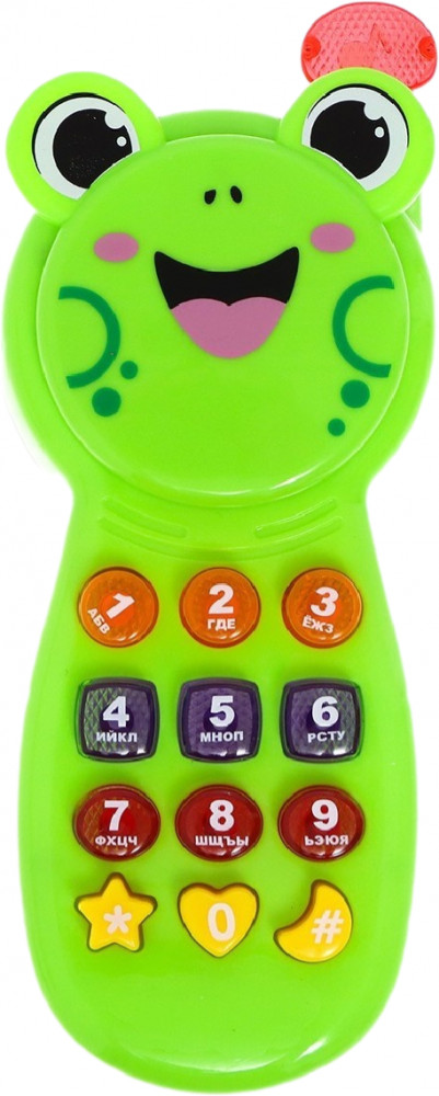 Игрушка телефон «Любимые зверята» | Обучающие музыкальные телефончики | Zabiaka