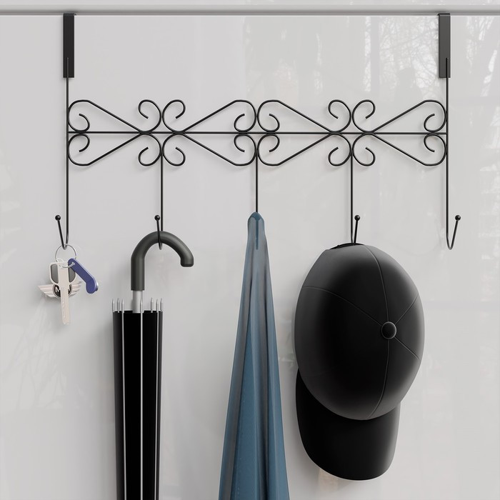 Вешалка на дверь «Вензель» | Доляна