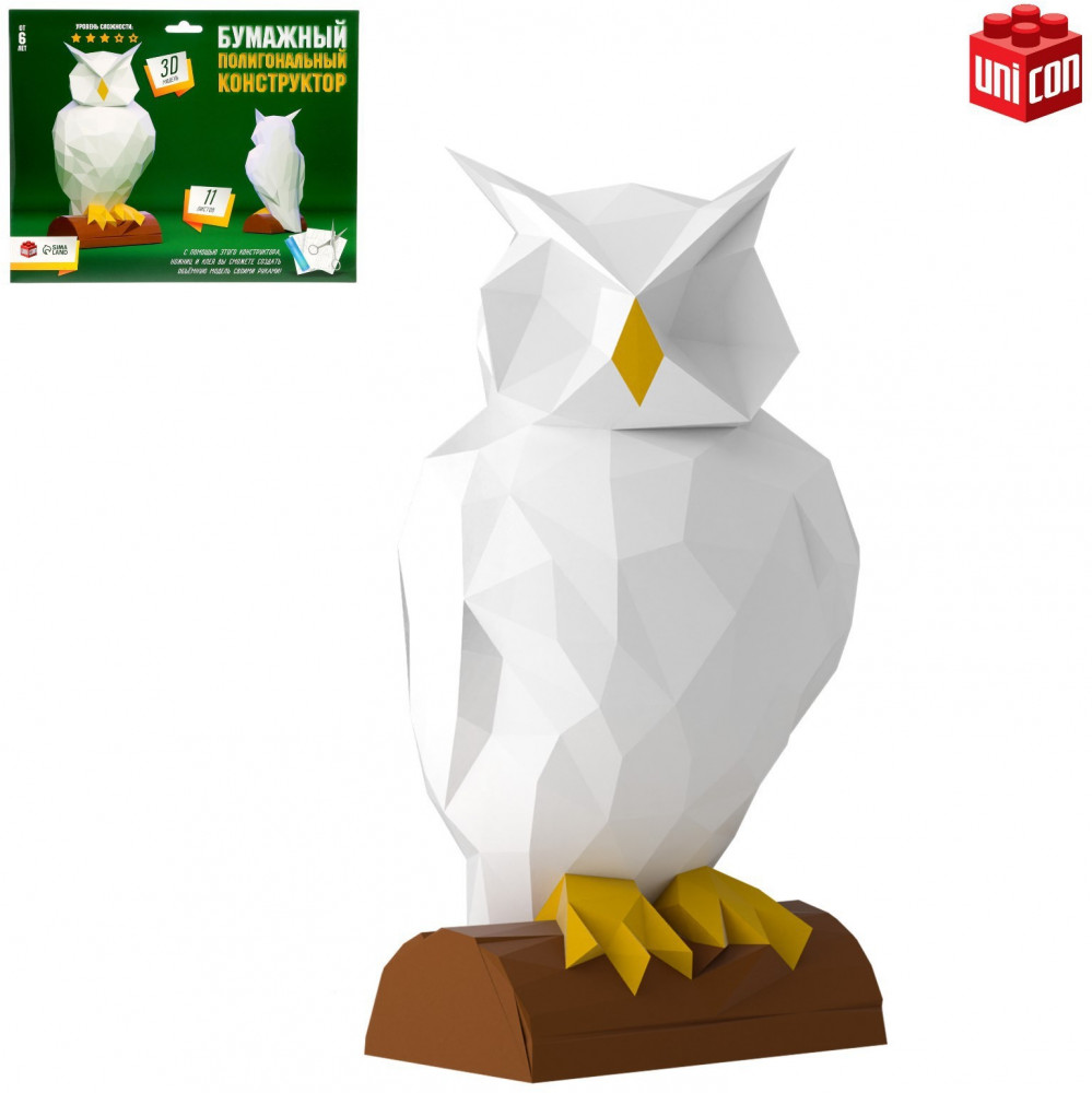 Конструктор полигональный «Сова» | Unicon