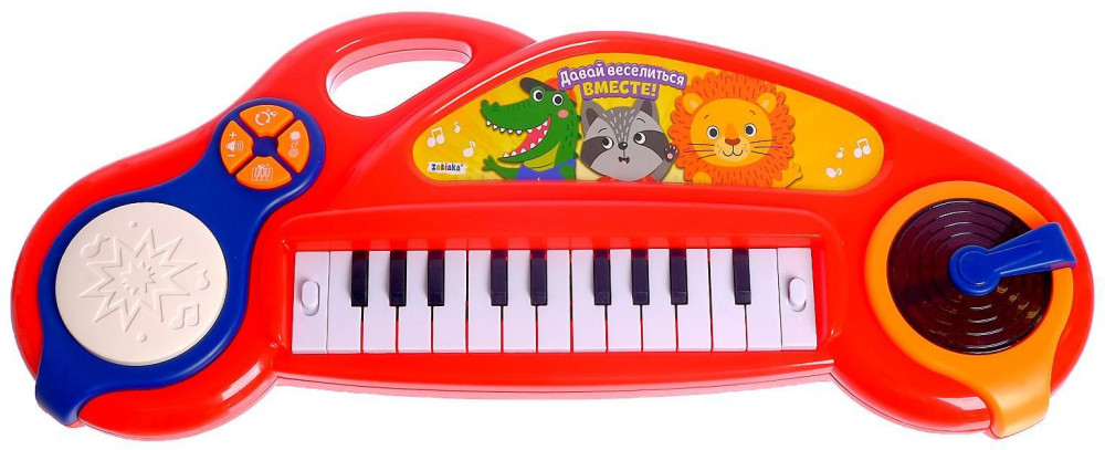 Пианино музыкальное «Весёлые зверята» | Музыкальное пианино | Zabiaka