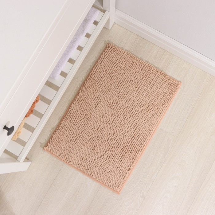 Коврик для ванной «Букли длинные» | Доляна