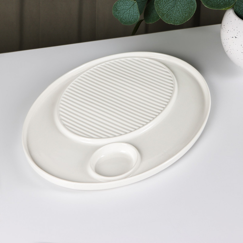 Блюдо с соусником | Доляна