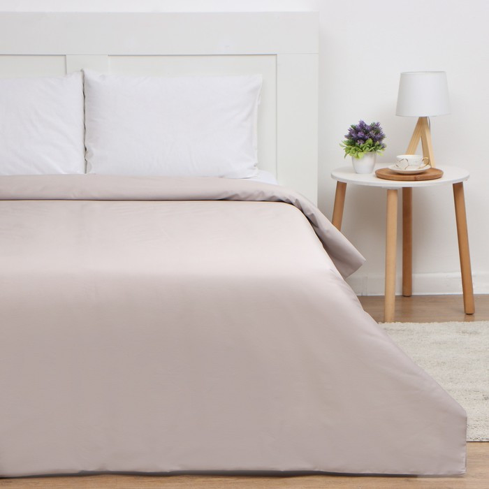 Пододеяльник «Silver cloud» | Satin collection | Этель