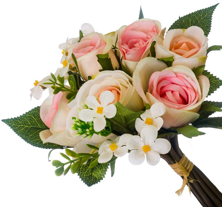 Цветы искусственные «Букет из семи роз» | ИнтерPresent