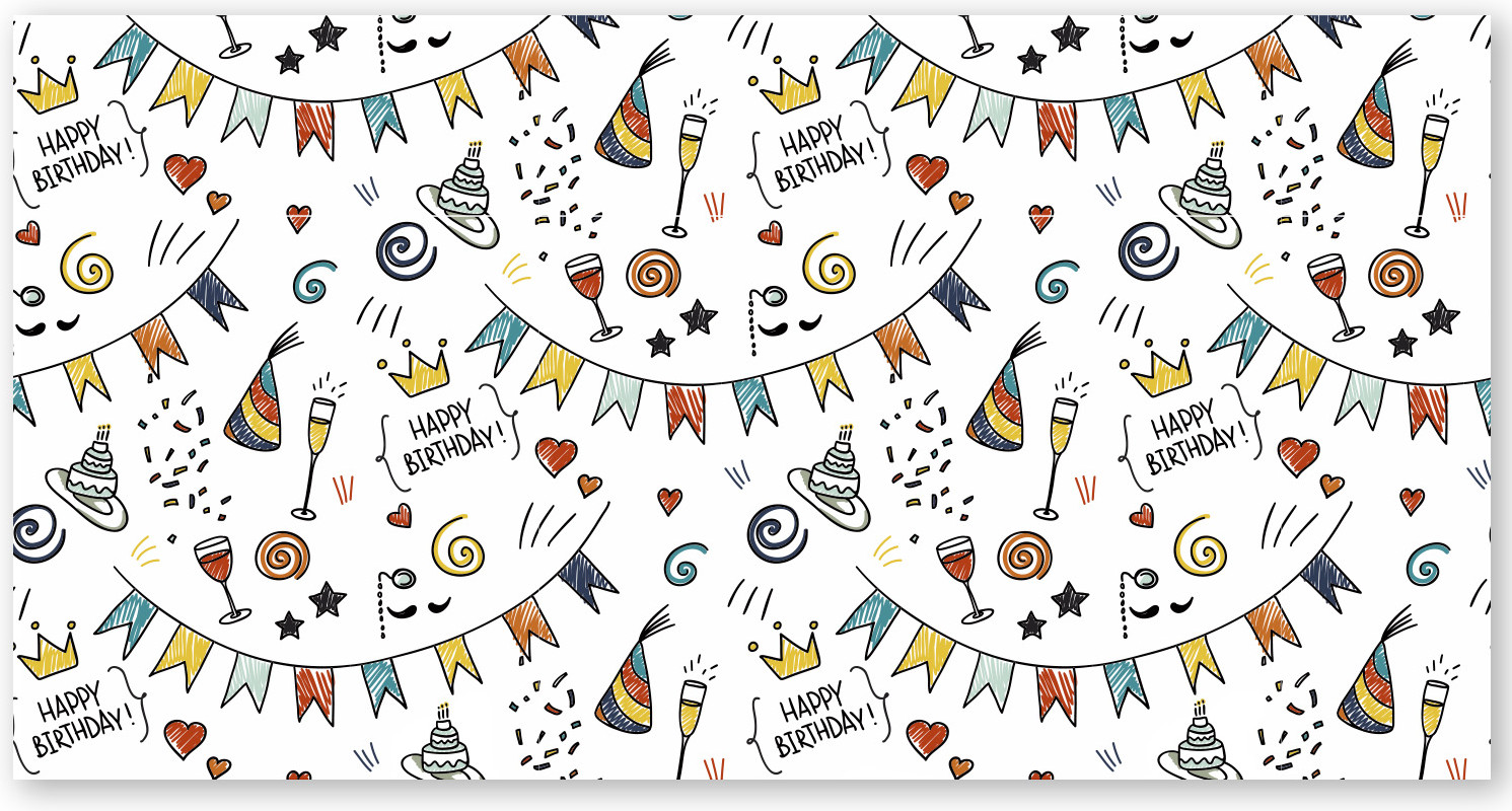 Конверт для денег «Happy Birthday»