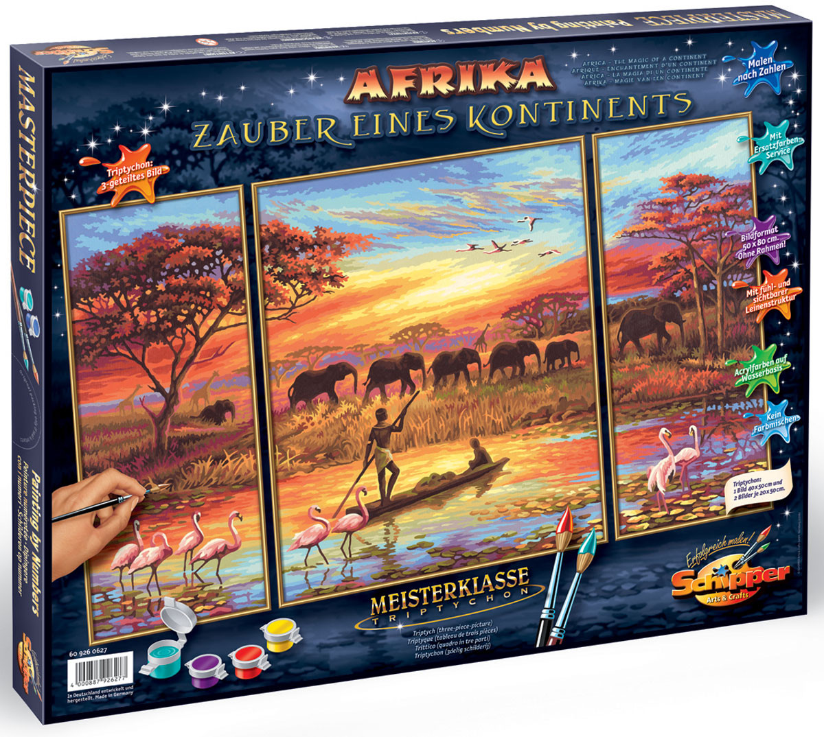 Раскраска по номерам «Африка — магический континент» | Schipper