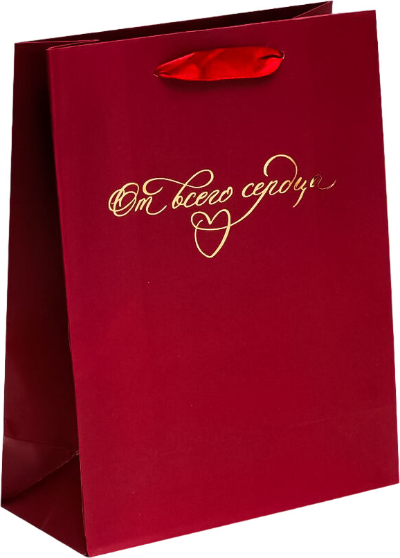Пакет ламинированный «От всего сердца» | ИнтерPresent