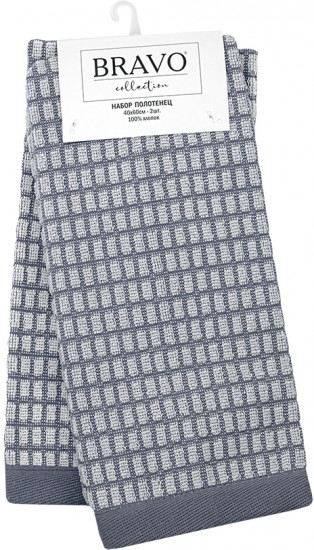 Набор махровых полотенец «Квадро»