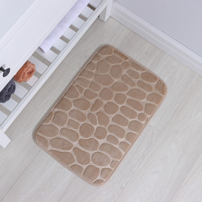 Коврик для ванной «Галька» | Доляна