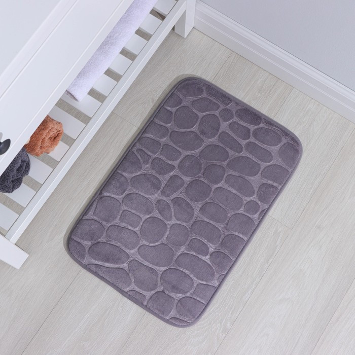 Коврик для ванной «Галька» | Доляна