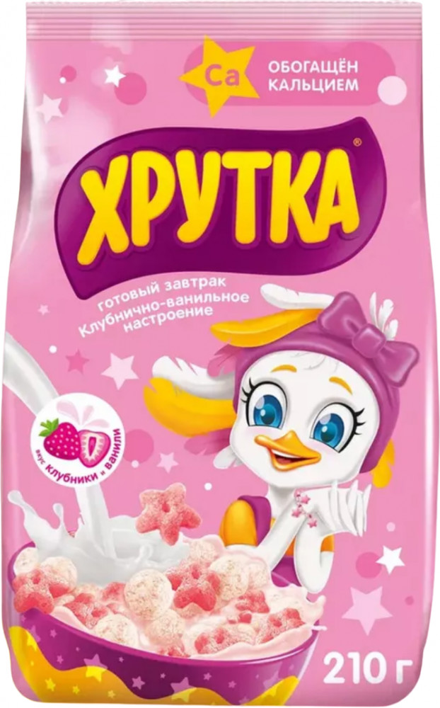 Готовый завтрак «Клубнично-ванильное настроение» | Хрутка