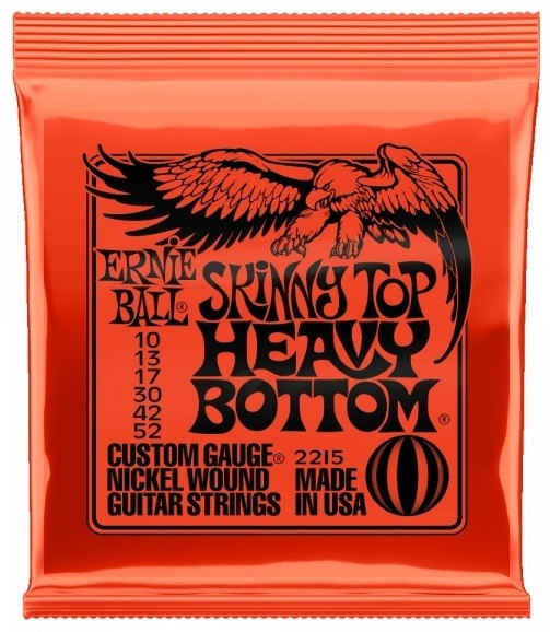 Струны для электрогитары 2215 Skinny Top Heavy Bottom, 10-52 | Ernie Ball