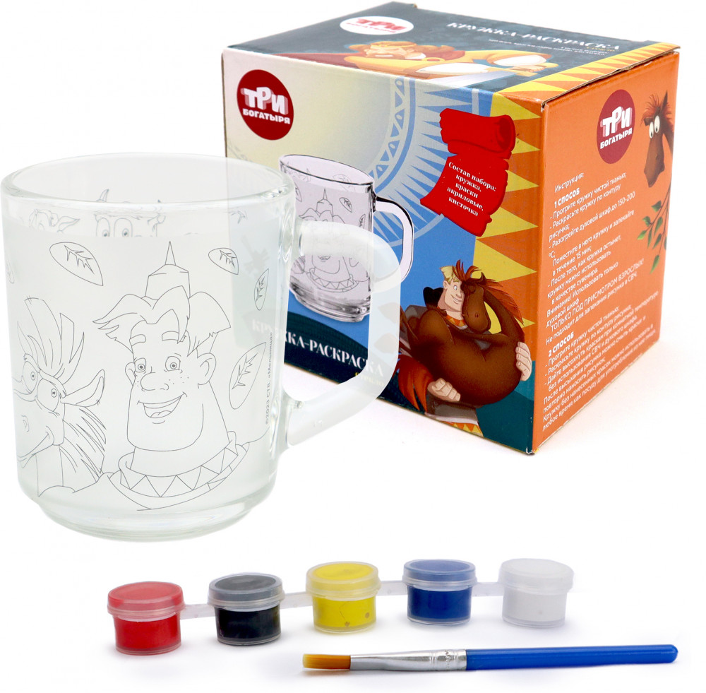 Набор посуды «Три богатыря» | Три богатыря | ND Play