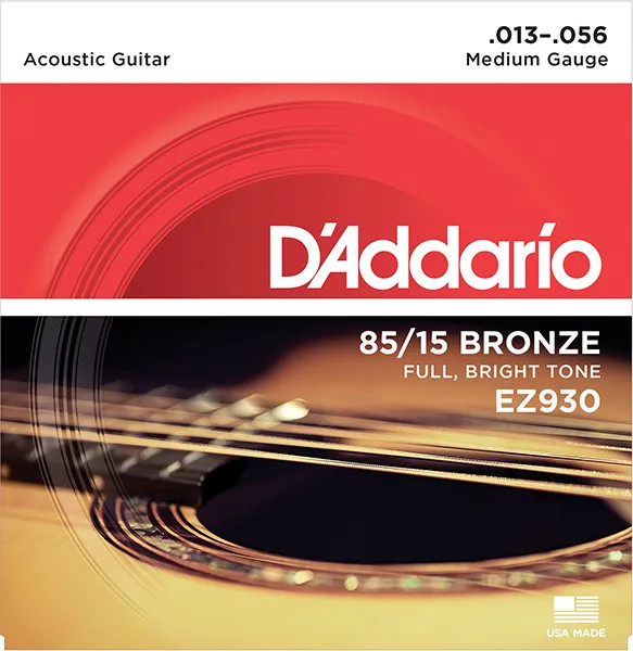 Струны для акустической гитары EZ930 Medium, 13-56 | D'Addario
