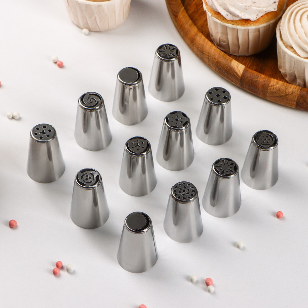 Набор насадок кондитерских | Доляна