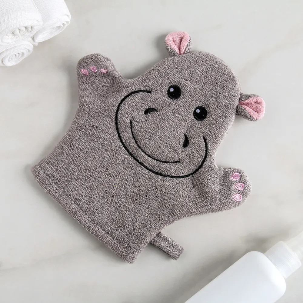 Мочалка-варежка детская «Бегемотик» | ZOO